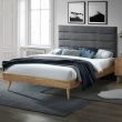 Home4you Voodi ROMAN 160x200cm hall kangas/tamm_03 - 28875 - 4741243288751 - BauMarket.ee