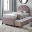 Home4you Voodi LARA 90x205cm lillakasroosa_03 - 28882 - 4741243288829 - BauMarket.ee