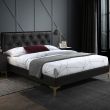 Home4you Voodi POEM 160x200cm tumehall_01 - 28894 - 4741243288942 - BauMarket.ee