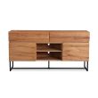 Home4you Kummut BYRON 160x41xH80cm tamm_04 - 34562 - 4741243345621 - BauMarket.ee