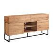 Home4you Kummut BYRON 160x41xH80cm tamm_05 - 34562 - 4741243345621 - BauMarket.ee