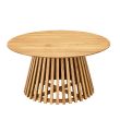 Home4you Diivanilaud SLATTED D80xH40cm jalakas_01 - 34571 - 4741243345713 - BauMarket.ee