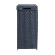 Home4you Prügikast WICKER 36x36xH80cm must_04 - 35125 - 4741243351257 - BauMarket.ee