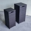 Home4you Prügikast WICKER 36x36xH80cm must_07 - 35125 - 4741243351257 - BauMarket.ee