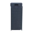 Home4you Prügikast WICKER 30x30xH71cm must_03 - 35126 - 4741243351264 - BauMarket.ee