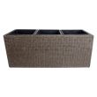 Home4you Lillekast WICKER 110x39xH45cm tumepruun_03 - 35181 - 4741243351813 - BauMarket.ee