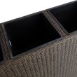 Home4you Lillekast WICKER 110x39xH88cm tumepruun_04 - 35183 - 4741243351837 - BauMarket.ee