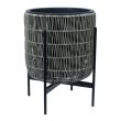 Home4you Lillepott WICKER alusega 38x38xH49cm ha_01 - 38108 - 4741243381087 - BauMarket.ee