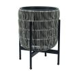 Home4you Lillepott WICKER alusega 30x30xH38cm ha_01 - 38111 - 4741243381117 - BauMarket.ee