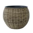 Home4you Lillepott WICKER D40xH32cm helepruun_01 - 38201 - 4741243382015 - BauMarket.ee