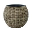 Home4you Lillepott WICKER D26xH22cm helepruun_01 - 38202 - 4741243382022 - BauMarket.ee