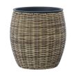 Home4you Lillepott WICKER D30xH30cm helepruun_01 - 38209 - 4741243382091 - BauMarket.ee