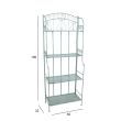 Home4you Riiul MINT 60x32xH156cm antiikroheline_02 - 40086 - 4741243400863 - BauMarket.ee