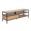 Home4you TV-laud HEDVIG 120x33xH40cm saar/must_01 - 40825 - 4741243408258 - BauMarket.ee