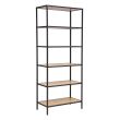 Home4you Riiul HEDVIG 63x33xH152cm saar/must_01 - 40828 - 4741243408289 - BauMarket.ee