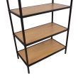 Home4you Riiul HEDVIG 63x33xH152cm saar/must_04 - 40828 - 4741243408289 - BauMarket.ee