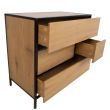 Home4you Kummut HEDVIG 70x40xH745cm saar/must_05 - 40829 - 4741243408296 - BauMarket.ee