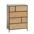 Home4you Kummut HEDVIG 70x40xH95cm saar/must_01 - 40830 - 4741243408302 - BauMarket.ee