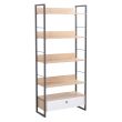Home4you Riiul STUDY 70x30xH159cm tamm/valge_01 - 40848 - 4741243408487 - BauMarket.ee