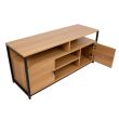 Home4you TV-laud STUDY 120x40xH54cm tamm/must_04 - 40850 - 4741243408500 - BauMarket.ee