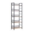 Home4you Riiul HECTOR 60x28xH154cm saar/must_01 - 40862 - 4741243408623 - BauMarket.ee