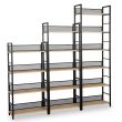 Home4you Riiul HECTOR 60x28xH154cm saar/must_04 - 40862 - 4741243408623 - BauMarket.ee