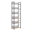 Home4you Riiul HECTOR 60x28xH187cm saar/must_01 - 40863 - 4741243408630 - BauMarket.ee