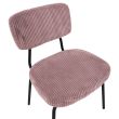 Home4you Tool KEIU 46x51xH76cm vanaroosa velvet_06 - 40885 - 4741243408852 - BauMarket.ee