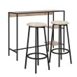 Home4you Baarikomplekt HEDVIG laud ja 2 baaripukk_01 - 40893 - 4741243408937 - BauMarket.ee