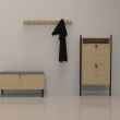 Home4you Seinanagi AALBORG 100x23xH83cm tamm_06 - 45093 - 4741243450936 - BauMarket.ee