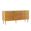 Home4you Kummut LINE 150x40xH74cm tammedekooriga_01 - 45128 - 4741243451285 - BauMarket.ee