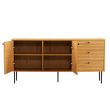 Home4you Kummut LINE 150x40xH74cm tammedekooriga_05 - 45128 - 4741243451285 - BauMarket.ee