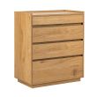 Home4you Kummut SACHA 75x40xH89cm tammedekooriga_01 - 45138 - 4741243451384 - BauMarket.ee