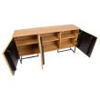 Home4you Kummut HAMPTON 160x40xH80cm tammedekoor_06 - 45142 - 4741243451421 - BauMarket.ee