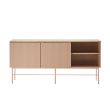 Home4you Kummut SEQUENCE 158x40xH75cm cappuccino_03 - 45149 - 4741243451490 - BauMarket.ee