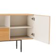 Home4you Kummut NATE 180x40xH76cm tamm_06 - 45162 - 4741243451629 - BauMarket.ee