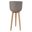 Home4you Lillepott SANDSTONE D40xH97cm pruun_01 - 72415 - 4741243724150 - BauMarket.ee