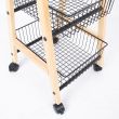 Home4you Riiul BREN 32x37xH81cm must_06 - 76446 - 4741243764460 - BauMarket.ee