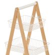 Home4you Riiul BREN 48x32xH79cm valge_03 - 76449 - 4741243764491 - BauMarket.ee
