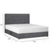Home4you Voodi LENE 160x200cm madratsiga_02 - 77724 - 4741243777248 - BauMarket.ee