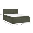 Home4you Kontinentaalvoodi LEENA 160x200cm madra_02 - 77734 - 4741243777347 - BauMarket.ee