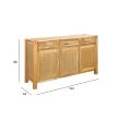 Home4you Kummut CHICAGO NEW 140x44xH86cm tamm_02 - 84006 - 4741243840065 - BauMarket.ee