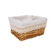 Home4you Korv MAX 24x18xH12cm helepruun pitsiga_01 - 87894 - 4741243878945 - BauMarket.ee