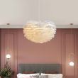 Home4you Laelamp FEATHER D30cm valge_04 - 88410 - 4741243884106 - BauMarket.ee