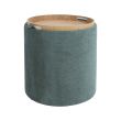 Home4you Tumba/laud HIRO D39xH44cm roheline pan_01 - 88558 - 4741243885585 - BauMarket.ee