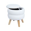 Home4you Tumba/laud HANA D40xH41cm valge panipa_04 - 88572 - 4741243885721 - BauMarket.ee