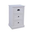 Home4you Kummut MELDON 45x35xH75.5cm valge_01 - 89133 - 4741243891333 - BauMarket.ee