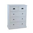 Home4you Kummut MELDON 80x35xH103cm valge_01 - 89136 - 4741243891364 - BauMarket.ee