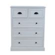 Home4you Kummut MELDON 80x35xH103cm valge_04 - 89136 - 4741243891364 - BauMarket.ee
