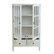 Home4you Vitriinkapp DEVON 80.5x35xH136cm valge_03 - 89138 - 4741243891388 - BauMarket.ee